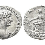 Adriano Denario 118 d.C. Roma MBC+