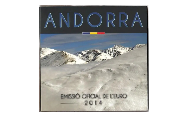 Andorra Serie Euros Oficial 2014 BU