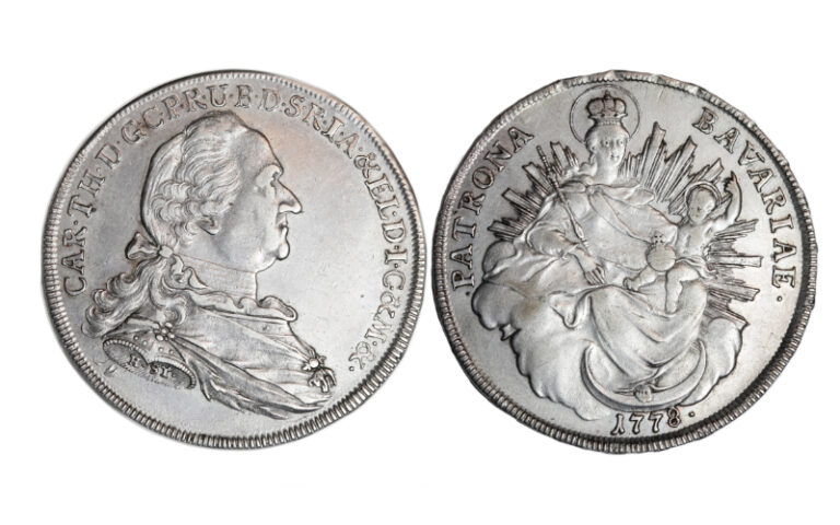 Alemania Baviera Carlos IV Theodoro 1 Thaler 1778 MBC+