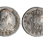 Carlos IV 1/2 Real 1797 México FM MBC-