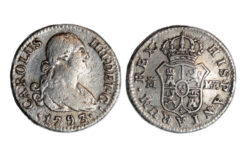 Carlos IV 1/2 Real 1797 México FM MBC-
