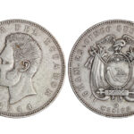 Ecuador 5 Sucres 1944 MBC+