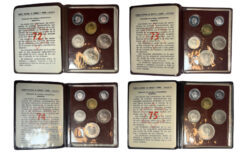 Estado Español Juego 4 Carteras FNMT 1972-1975 PROOF