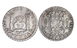 Fernando VI 8 Reales 1751 México MF Rayitas Ajuste MBC
