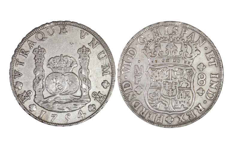 Fernando VI 8 Reales 1754 México MF MBC