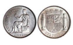 II República 1 Peseta 1933*3-4 SC-