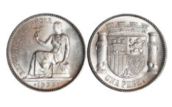 II República 1 Peseta 1933*3-4 SC