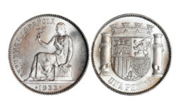 II República 1 Peseta 1933*3-4 SC