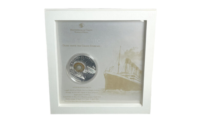 Islas Cook 10 Dólares 2012 100 Aniversario del Titanic Windows of History PROOF