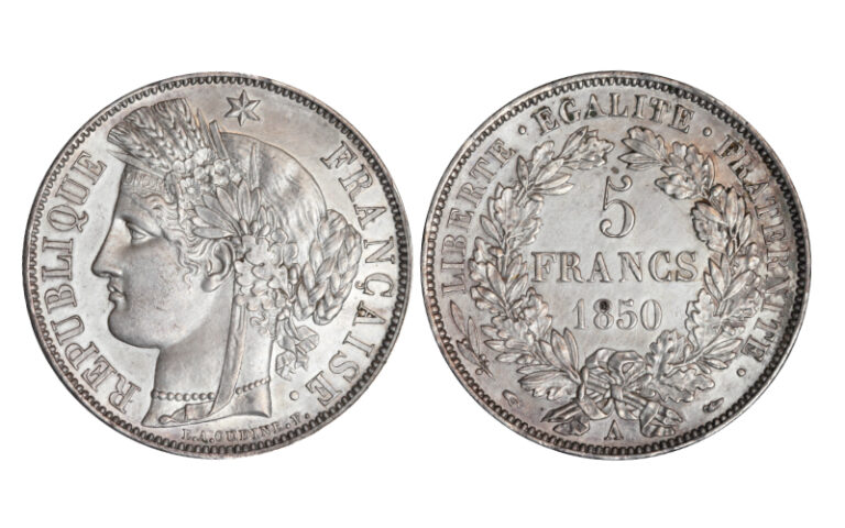 Francia 5 Francos 1850 EBC