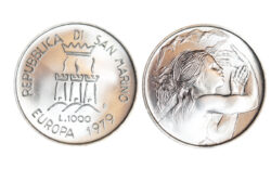 San Marino 1.000 Liras 1979 Paz en el Mundo SC
