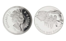 Canadá 1 Dólar 1992 De Kingston a York PROOF