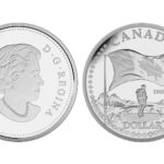 Canadá 1 Dólar 2015 50 Aniversario de la Bandera Canadiense PROOF