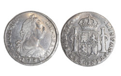 Carlos III 8 Reales 1784 Potosí PR MBC-