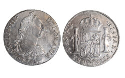 Carlos III 8 Reales 1785 Potosí PR limp. MBC
