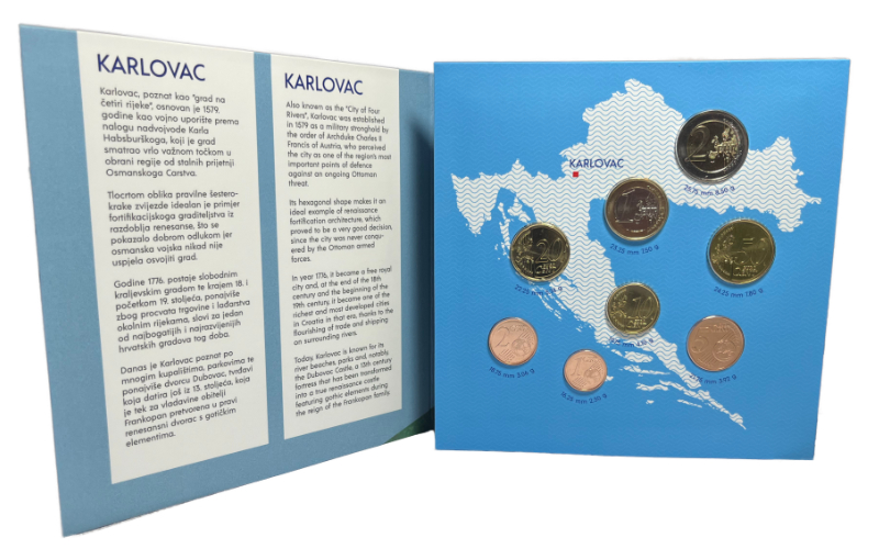 Croacia Serie Euros Oficial 2025 BU