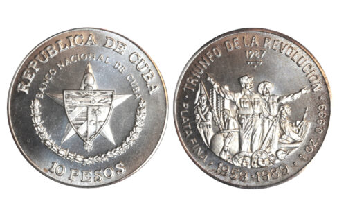 Cuba 10 Pesos 1987 Triunfo de la Revolución SC
