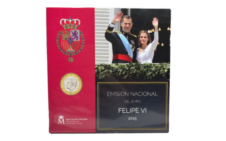España Serie Euros Oficial 2015 Boda Felipe VI y Letizia BU