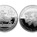 España 10 Euros 2003 Primer Aniversario del Euro Rapto de Europa PROOF