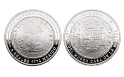 España 10 Euros 2025 8 Reales 1772 Carlos III México PROOF