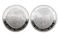 España 10 Euros 2025 8 Reales 1673 Potosí PROOF