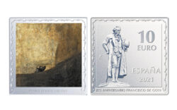 España 10 Euros 2021 275 Aniversario de Francisco de Goya "Perro Semihundido" PROOF