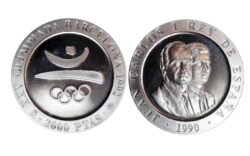 España 2.000 Pesetas 1990 Emblema Oficial XXV Olimpiada Barcelona 1992 FDC