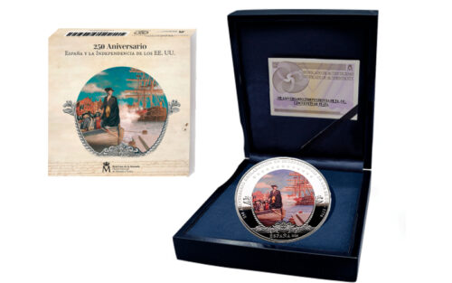 España 50 Euros 2026 250 Aniversario Declaración de Independencia Estados Unidos PROOF