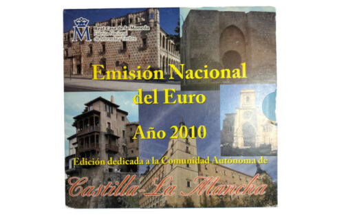 España Cartera Oficial Euros 2010 Castilla la Mancha BU