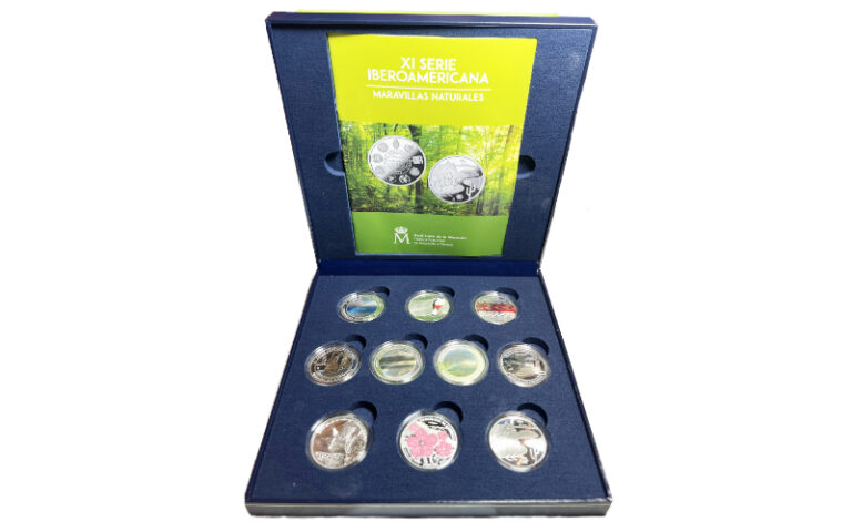 España XI Serie Iberoamericana Plata 2017 Maravillas Naturales PROOF