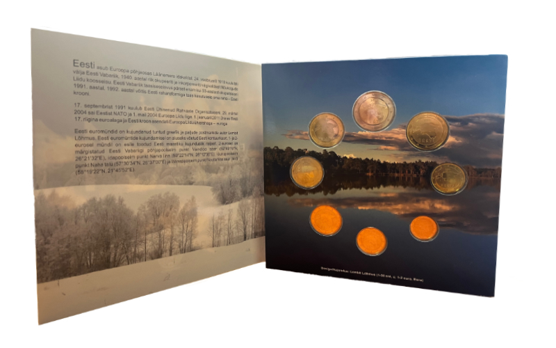 Estonia Serie Euros Oficial 2011 BU