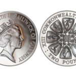 Guernsey 2 Libras 1986 XIII Juegos Commonwealth PROOF