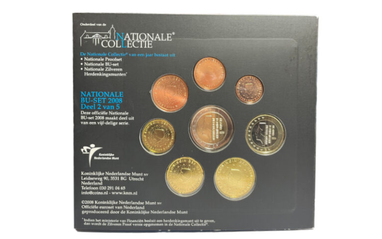 Holanda Serie Euros Oficial 2008 BU