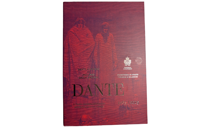 San Marino 2€ 2015 750 Aniversario del nacimiento de Dante Alighieri FDC