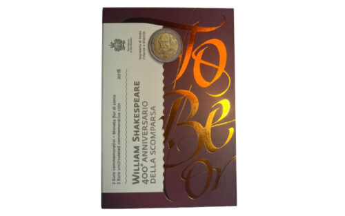 San Marino 2 € 2016 400 Aniversario de la muerte de William Shakespeare FDC