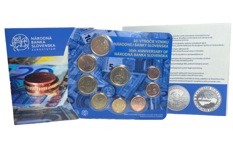 Eslovaquia Serie Euros Oficial 2023 BU