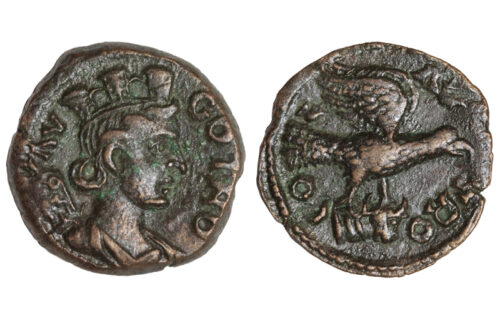 AE 21 Alejandría de Tróade ca. 253-268 d.C. MBC
