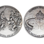 Vaticano Medalla Conmemorativa 2004 Monumentos, Museos y Galerias Pontificias: Basílica de San Pedro y La Entrega de Llaves de San Pedro SC