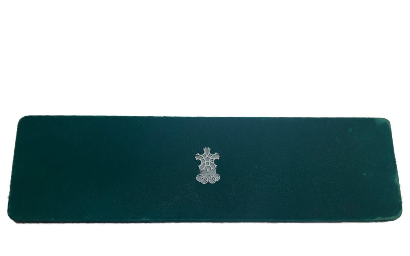 Canadá Estuche Monedas 20 Dólares Plata 1987 Juegos Olímpicos de Invierno Calgary 1988 PROOF