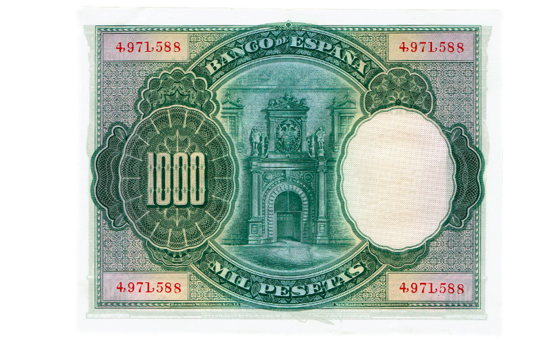 1.000 Pesetas 1 Julio 1925 Carlos I EBC