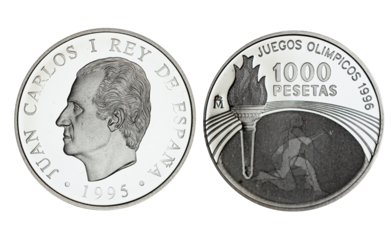 España 1.000 Pesetas 1996 Juegos Olímpicos PROOF