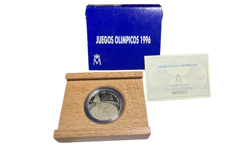 España 1.000 Pesetas 1996 Juegos Olímpicos PROOF