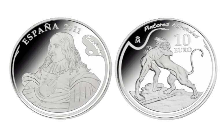 España 10 Euros 2011 Pintores Españoles Serie IV: Francisco Zurbarán PROOF