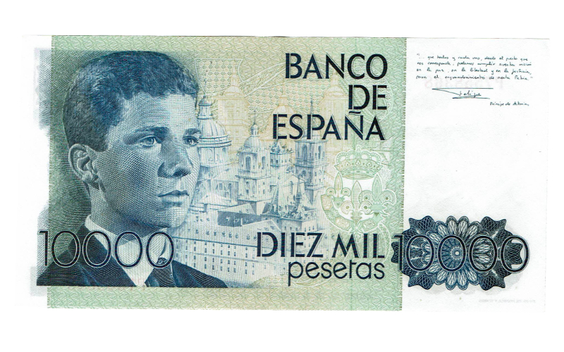 Juan Carlos I 10.000 Pesetas 24 Septiembre 1985 Serie P EBC