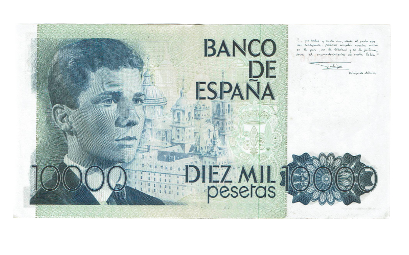 Juan Carlos I 10.000 Pesetas 24 Septiembre 1985 Serie X MBC+
