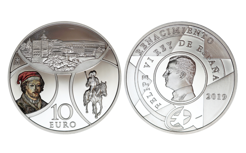 España 10 Euros 2019 Serie Europa Renacimiento PROOF