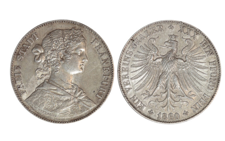 Sacro Imperio Romano Germánico 1 Vereinsthaler 1860