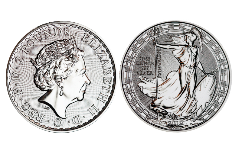 Gran Bretaña 2 Libras (1oz. 999.9) 2019 Britannia PROOF