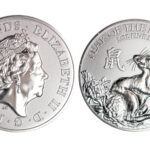 Gran Bretaña 2 Libras (1oz. 999.9) 2020 Año de la Rata PROOF