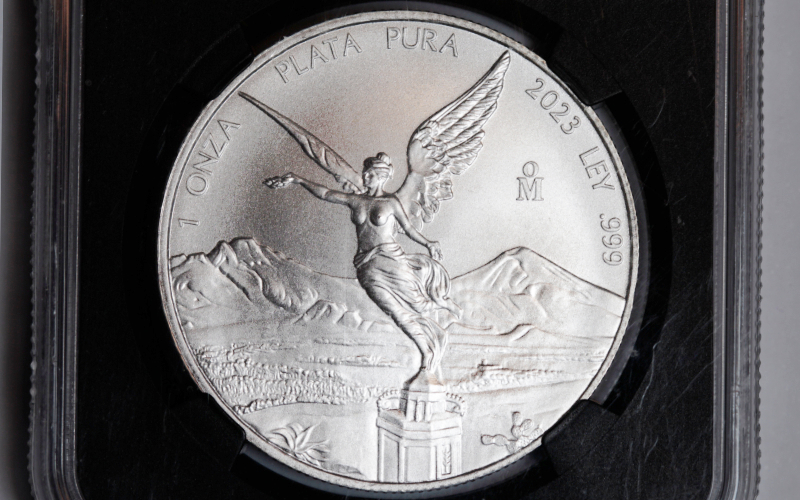 México 1oz Plata 999 2023 Libertad NGC MS70